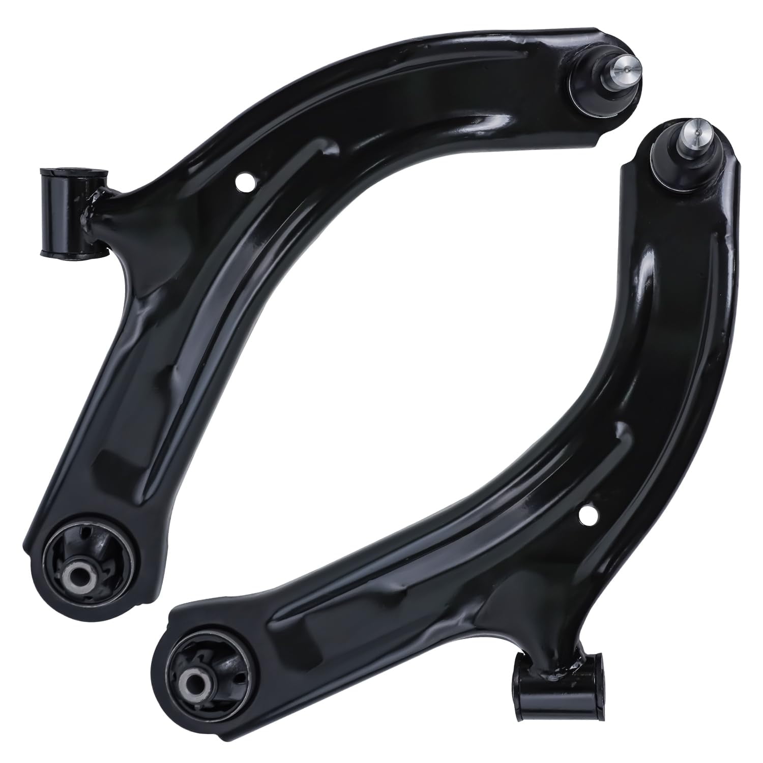 Detroit Axle - Front End 8pc Suspension Kit for 2007-2012 Nissan Versa 2009-2014 Nissan Cube, Lower Control Arms with Ball Joints Inner Outer Tie Rods Sway Bars Replacement