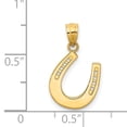 thumbnail image 2 of 14K Yellow Gold Gold Polished Horseshoe Pendant, 2 of 2