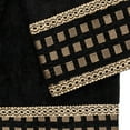 thumbnail image 3 of Austin Horn Classics  Trackless Gimp Black 3-piece Decorative Towel Set - N/A Gold, 3 of 5