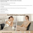 thumbnail image 5 of Neck & Back Massager with Heat — 3D Deep-Kneading Shiatsu Pillow, Black — Home Use & Gift for Mom & Dad, 5 of 11