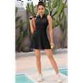 thumbnail image 6 of Golf Dress for Women Tennis Dresses with Shorts Pockets Sleeveless Sport Active Workout Athletic Dress Black S, 6 of 7
