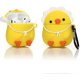 thumbnail image 2 of Funda de silicona suave de dibujos animados compatible con AirPods 2 y 1, funda protectora linda y divertida a prueba de golpes (Lindo pollito, amarillo), 2 of 5