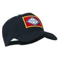 thumbnail image 5 of Middle State Arkansas Embroidered Patch Cap - Navy OSFM, 5 of 5