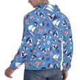 thumbnail image 6 of Lsque Colorful Sailing Ship Pattern Casual Men's Hoodie,Hooded Sweatshirt with Kangaroo Pocket,Pullover Hoodie-XX-Large, 6 of 7