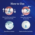 thumbnail image 4 of GuruNanda Sig-nature Reusable Floss Starter Pack - Extended Dental Flosser with 28 Replacement Heads & Case, 4 of 7