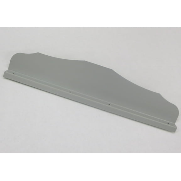 Straight Ornamental Gutter Valley Splash Guard PEARL GREY - 12 ct