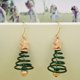 thumbnail image 2 of Nuevos pendientes de Navidad, joyería de muñeco de nieve de cristal, pendiente con pasador de árbol de Navidad para mujer, accesorios creativos para fiesta, regalos para niñas, 2 of 5