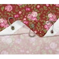 thumbnail image 6 of S4Sassy Red Leaves & Begonia Floral Bathroom Decor Shower Waterproof Curtain Drapes Resistant-60 x 70 Inch, 6 of 6