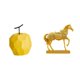thumbnail image 1 of Escultura de fruta de , adorno de mesa coleccionable, estatua geométrica, decoración para festival, oficina, figura de caballo, decoración, e, 1 of 8