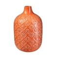 thumbnail image 3 of Faryn Distressed Diamond Pattern Vase – Decorative Ceramic Flower Vase for Home, Table, and Living Room Décor (Size- 6.50"x10.00"H, Yellow), 3 of 11