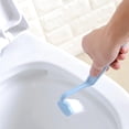 thumbnail image 2 of Toilet Brush, S Type Toilet Cleaning Brush Portable Curved Corner Cleaning Brush, for Deep Cleaning, Pink, Blue, Green(Random), 2 of 5