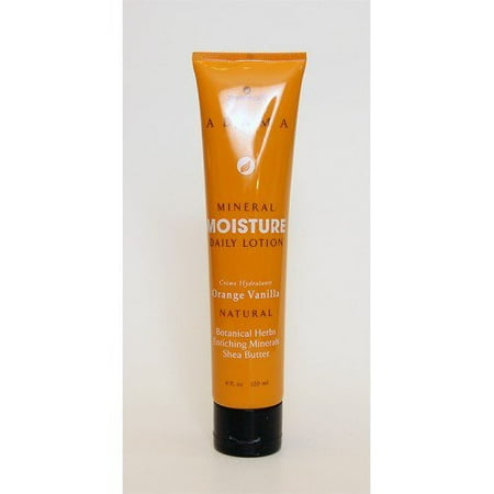 Adama Mineral Moisture Lotion quotidienne orange vanille Zion Health 4 oz Crème