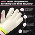thumbnail image 4 of Guantes de arquero DERSISE con látex de 4 mm y protección para los dedos, 4 of 7