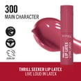 thumbnail image 3 of Rimmel Thrill Seeker Lip Latex, 300 Main Character, 0.2 fl oz, 3 of 8