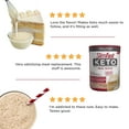 thumbnail image 6 of SlimFast Keto Meal Replacement Shake Powder, Vanilla Cake Batter, 12.2 Oz. Canister (10 servings), 6 of 8