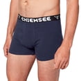 thumbnail image 4 of CHIEMSEE Calzoncillos para Hombre, Paquete de 3 - Calzoncillos, Cintura con Logotipo, Color sólido Azul oscuro 3XL (XXX-Large), 4 of 5