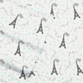 thumbnail image 2 of Betsey Johnson "Je T'aime Paris" 2-Piece Microfiber Bed Sheet Set, Queen – Wrinkle Resistant, 2 of 3