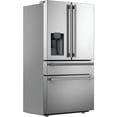 thumbnail image 2 of Sharp 22.6 (Cu. Ft.) French Door Counter Depth Refrigerator Stainless Steel (SJG2254FS), 2 of 4