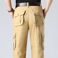 thumbnail image 6 of Men's Premium Relaxed Fit Straight Leg Cargo Pant Outdoor Ripstop Tactical Pants Water-Resistant Military Cargo Pants Lightweight EDC Pockets Outdoor Hiking Work Pants, 6 of 6
