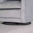 thumbnail image 2 of 4D CONCEPTS Kappa Swivel Chair Grey Velvet, 2 of 5