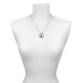 thumbnail image 3 of Delight Jewelry Silvertone Purple Ribbon Miracles Ring Charm Necklace, 18", 3 of 4