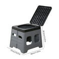 thumbnail image 2 of Folding Toilet Portable Folding Toilet Portable Camping Toilet, 2 of 5