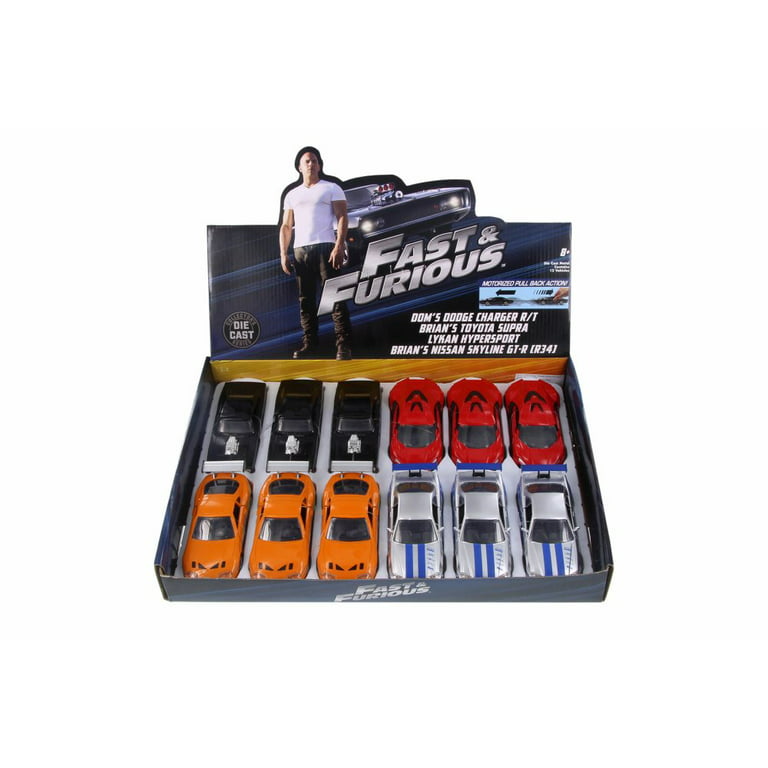 Jada Fast & Furious - F8 Assortment 'The Fate of the Furious' MovieÂ  Diecast Car Set - Box of 12 assorted 1/32 Scale Diecast Model Cars