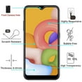 thumbnail image 3 of Bemz Samsung Galaxy A01 Tempered Glass Screen Protector and Atom Wipe - 2 Pack, 3 of 8