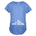 thumbnail image 2 of Maternity Force Is Strong Funny Pregnancy T Shirt Graphic for Expecting Mothers, 2 of 7