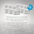 Pack of 12 Replacement Charcoal Water Filters for All Cuisinart Coffee