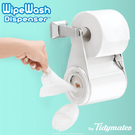 Tidymates CERTIFIED Flushable Adult Wipes and Toilet Paper System - EXTRA VALUE STARTER