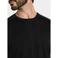 thumbnail image 4 of Athletic Works Men's and Big Men's DriWorks Mesh Tee with Short Sleeves, Sizes XS-5XL, 4 of 5