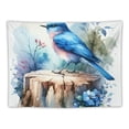 thumbnail image 5 of JEUXUS Blue Bird Pictures Sparrow Modern Wall Art Tapestry (Multiple SKUs) Painting, 5 of 6