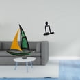 thumbnail image 2 of Figura de velero,Escultura de velero de hierro para decoración de oficina y hogar,Figura de escritorio,Escultura abstracta de pensador para decoración de oficina y hogar.,Figura decorativa de, 2 of 8