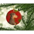 thumbnail image 2 of Carolines Treasures SS4686-CO1 Doberman Flocons de Neige Rouges Ornement en Céramique de Noël, 2 of 2