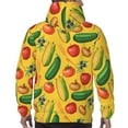 thumbnail image 5 of Hoodies for Men - colorful vegetables Long Sleeve Comfrt Men'S Fashion Hoodies & Sweatshirts, Sweatshirts for Men Hoodies Pullover Clothing Clothes with Pouch, 5 of 7