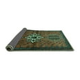 thumbnail image 2 of Ahgly Company Indoor Rectangle Persian Turquoise Blue Traditional Area Rugs, 4' x 6', 2 of 4