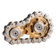 thumbnail image 1 of Cadena de bicicleta de acero inoxidable Fidget Spinner Toy, Mini giroscopio de mano de piñón de metal, duradero, de alta calidad Alivio del estrés y potenciador de enfoque - 5x5x3cm, 1 of 5