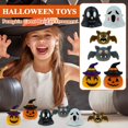 thumbnail image 3 of Halloween Decorations Halloween Pumpkin Ghost Bat Pull Back Car Ornament, Interesting Festive Scene Embellishment, Small Desktop Layout Accessory for Halloween Holiday Atmosphere Decoration, 3 of 4
