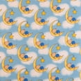 thumbnail image 1 of SheetWorld Fitted 100% Cotton Flannel Portable Mini Crib Sheet 24 x 38, Sleepy Bears Blue, 1 of 3