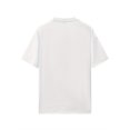 thumbnail image 4 of Summer Cute Cartoon Cat Print Long T-Shirt for Women, Casual Loose Crew Neck Short Sleeve Top, Cotton Knit Fabric, 185g/m² - Pullovers, 4 of 8