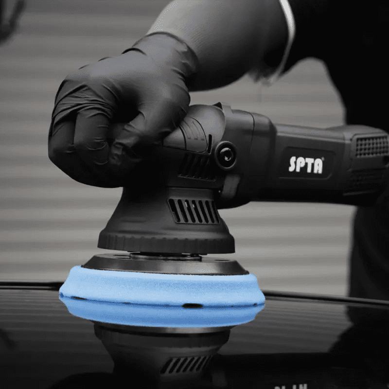 SPTA 5 inch 780W Dual Action Polisher Orbit 15mm Auto Polisher DA Car Polisher Home DIY Polisher for Car Polishing and Waxing