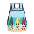 thumbnail image 1 of Fotbe Gnomes On The Beach Mochila Ligera para Hombres y Mujeres - Duradera y Resistente al Agua, Ideal para Escuela, Trabajo, Viajes y Uso Diario, 1 of 7