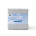 thumbnail image 3 of Breescape temperature regulating oversize cooling throw blanket, super soft cool touch, GREY, 3 of 11