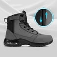 thumbnail image 4 of FENLERN Steel Toe Boot Men Non Slip Work Shoes Safety Toe Sneaker Side Zipper Industrail Boot High Top Shoe, 4 of 7