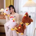 thumbnail image 1 of Xihbxyly Gallo de Peluche, Diseño Suave y Abrazable, Inspirado En Animales de Granja, Ideal para Juegos Imaginativos, Lavable, 30 Cm/11,81 Pulgadas, Ideal para Todas Las Edades., 1 of 6