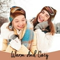 thumbnail image 4 of Lsque Blue Sky Cute Dog Pattern Knitted Beanie, Unisex Winter Hat, Knit Hat Winter Beanies Thick Fisherman Beanies Cuffed Plain Skull Caps, 4 of 6