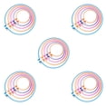 thumbnail image 3 of jesticaly Plastic Embroidery Sugar Color Embroidery Hoops Circle Cross Stitch Ring Tools 9.5cm 1pcs 5Set, 3 of 6