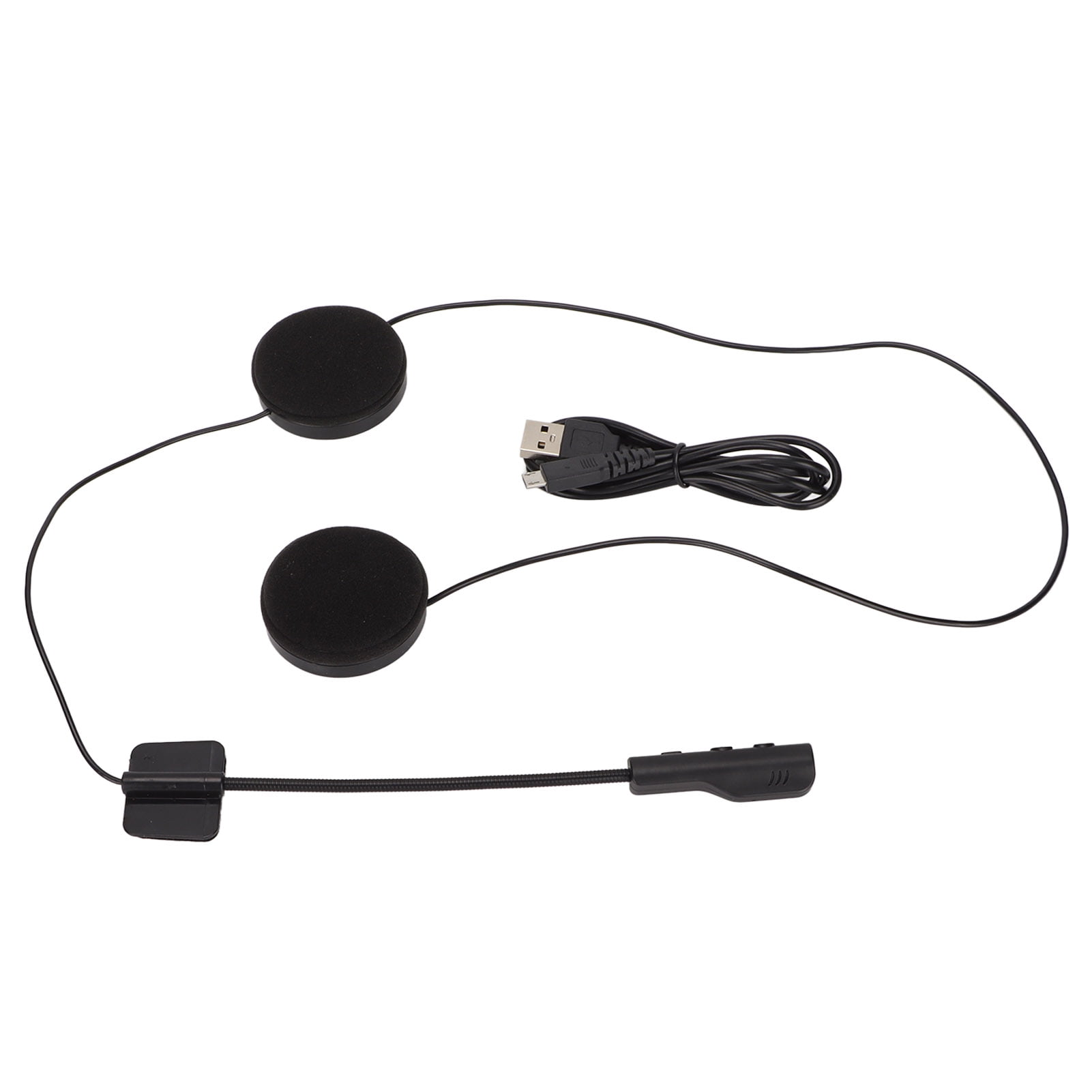 Helmet Headphones, Helmet Speakers Stereo Sound Strong Signal Connection  For Motorcycle Helmet