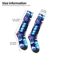 thumbnail image 5 of Balery Transparent Jellyfishes Fun Novelty Socks Men'S Women'S Crew Socks Funny Crazy Novelty Socks Quirky And Cool Socks, 5 of 9